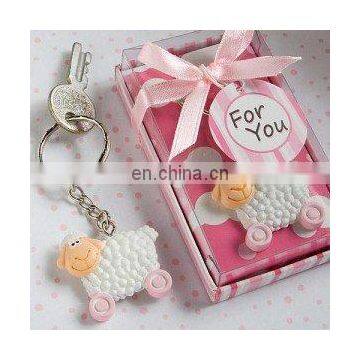 Un-baa-lievable Baby Collection Pink Toy Sheep Key Chains