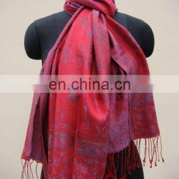 Silk Jacquard Shawls In New Trendy Designs