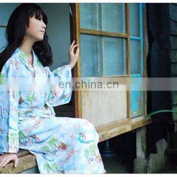 Pacific Islander Dress Japan Bathrobe Cloth For Ryokan Uniform