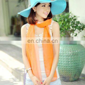 2015 summer Uv protection hand-painted raglan sleeves scarf(PP540BL-P)