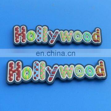 3D promotional gifts Hollywood letters shape fridge magnet stickers