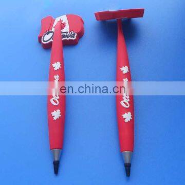 canada gifts pvc ball pens with flag, 3D canada maple ball pens wholesale