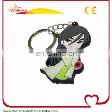 Cartoon Rubber Soft PVC Keychain Soft PVC Keyring