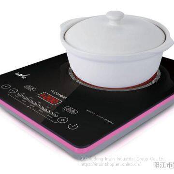 Electrical Cooker,electrical Hot Plate,rose Pink and Green No Electromagnetic Radiation ,fit to Any Pan, ECO-friendly