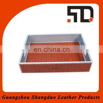 High Quality Hotel Resturant New Custom Leather Shoe Basket