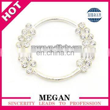 alloy rhinestone round buckle for wedding invitations