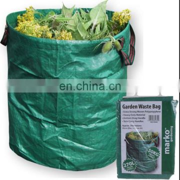 Heavy duty garden leaf bag PE material virgin material