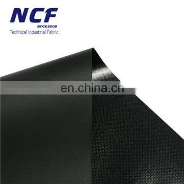 Supply single color double face polyester 1000d pvc coated tarpaulin