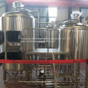 Hot sale 500L beer brewing equipment stainless steel beer making machine mash system