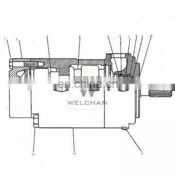 Hydraulic Vane Pump Parts 1U2652 Loader and Dozer Spare Parts 814B 816B 936 G936 Cartridge GP Vane Pump