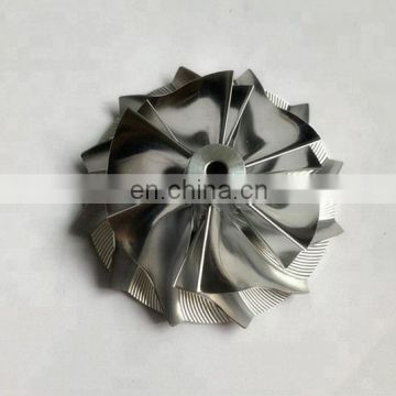 KP35 45.09/56.08mm 6+6 blades high performance Turbo milling/aluminum 2618/billet compressor wheel