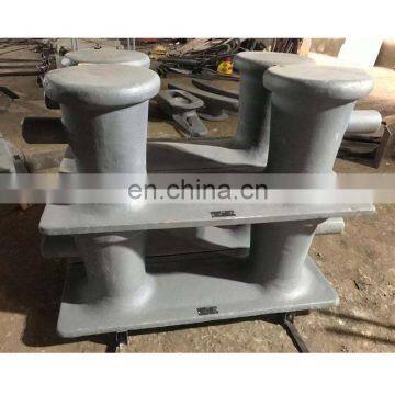 DOWIN Custom Cast Steel Mooring Double Marine Bollard Cleats