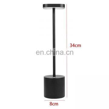 DDP Terms Wholesale Minimalist Restaurant Cordless Led Table Lamp Touch Dimmable Decoration Modern Table Lamp photo-7