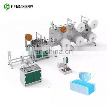 Facial Non Woven Folding Dust Medicine Mask Making Machine Indonesia