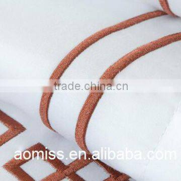 100% Cotton White Cotton Embroidered Duvet Cover Hotel Towels and Bed Linen photo-2