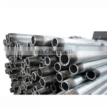 Hot dipped galvanized steel, 48.3mm steel pipe threaded galvanized pipe