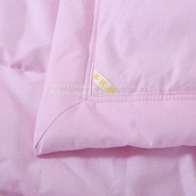 European Pink Color Lamb Quilt Duvets Comforter Alpaca Duvet Cheap Price Cashmere Duvet photo-3