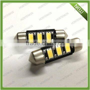 White 36mm 3SMD Error Free Canbus Festoon Number License Plate Light