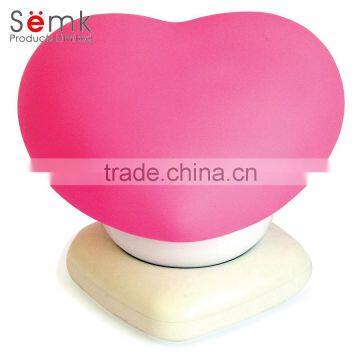 Semk sweet gifts heart shaped desktop led night light for lovers