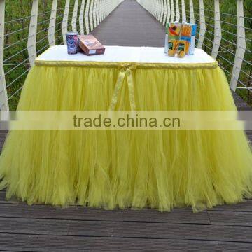 Wedding Decorations Tutu Tableware Tulle Table Skirt SD103