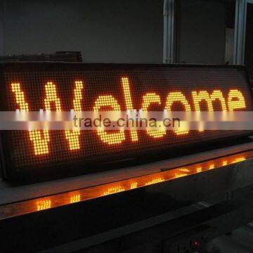 indoor/semioutdoor rs232 wired /USB uploading pragrammable led car sign