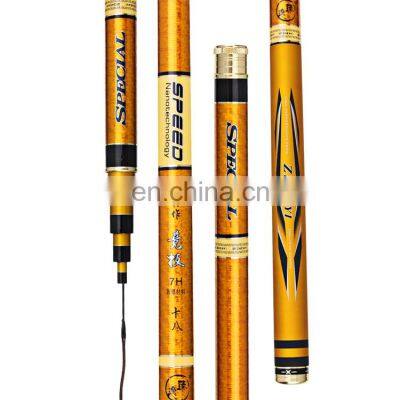 Ultra Light Travel 8 H Max 5.7m Hot Selling Hand Rod Stream Fishing Rod Carbon Telescopic Fishing Rod River Lake Carbon Fiber Casting Telescopic Rod Fishing Rod photo-3