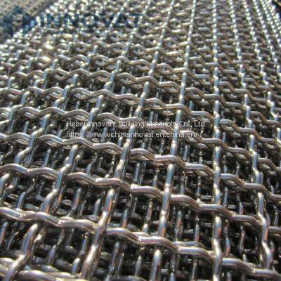 SUS 304 316 316l 6 8 10 12 14 20 mesh stainless steel crimped woven wire mesh