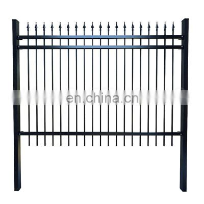 Garden steel fencing metal tube fence panels