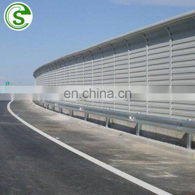 Sound proof efficiency high way metal noise barrier fences residential plexiglass acrylic sheets sound barriers