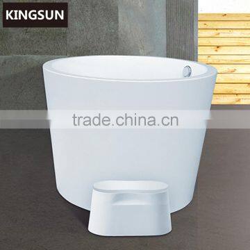 New Arrival Special Very Small Acrylic Bathtub Cheap Freestanding Bathtub with Seat