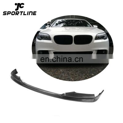 F10 Carbon Fiber Front Lip for BMW M tech F10 3PCS/SET