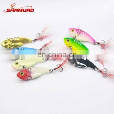 Colorful 7g 10g 15g VIB Spoon Blade Metal Fishing Lure