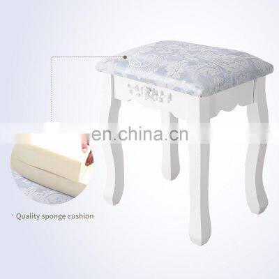 Wood White Dressing Custom Dresser With Mirror photo-5