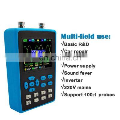 DSO2512G Digital Oscilloscope 120M Bandwidth 500M Sampling Mini 2 Channel Oscilloscope For Repairs photo-3