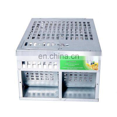 Cat Mouse Catch Trap Cage Mouse Repeller for Sales Hot Sales LB-02 Galvanized Iron Galvanized Steel Wire Double Door Live Animal