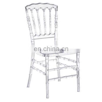 Detachable Stackable top quality acrylic tiffany chair dining chairs event wedding