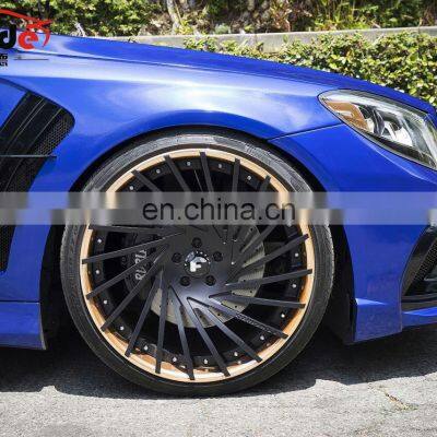 RUNDE W222 WD Style Car Bumper Car Full Body Kit For 2014-2017 Mercedes S-Class W222 photo-2