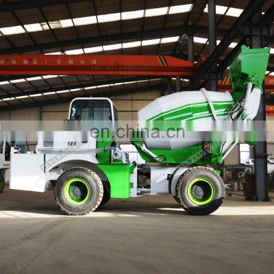 3.0cbm Self Loader Mobile Concrete Mixer Truck/Truck Concrete Mixer With Loader photo-5