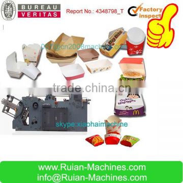 Full-auto High Speed Hamburger Box Forming Machine