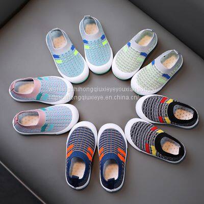 Shuttle Top Stitched Color Blocking Sports Casual Children's Shoes Baby Shoes photo-2