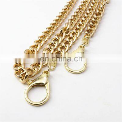 Factory customized Elegance bag parts Iron Chains  Shoulder Strap Handbag Belt Bag Strap with  lobster clasp