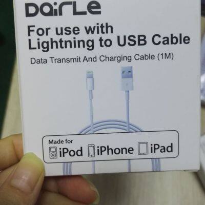 Good Quality White MFi Power Cord Portable Phone Charger for Cable Iphone Certificated MFi Original for Iphone 5 6 7 8 X photo-4