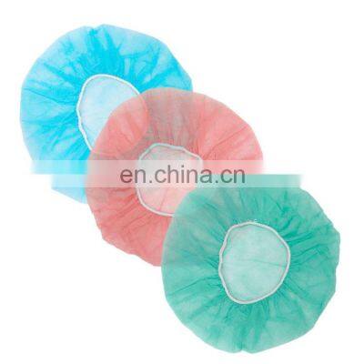 Ready Stock Head Cover Disposable PP Non-woven Round Bouffant Cap Hair Cover Mob Cap photo-4