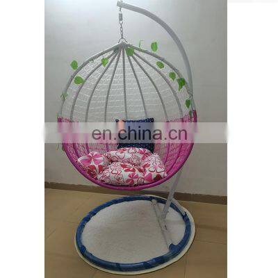 Top sale rattan beach swing chairs hanging egg swing chair hanging cheap