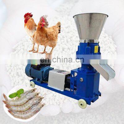 Corn Small Manual Model Chicken Animal Shrimp Cat Litter Grass Pellet Poultry Feed Making Machine Manufacture