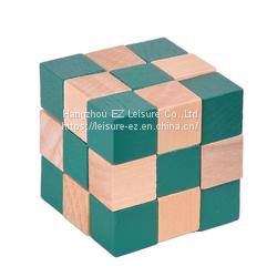 Wholesale Custom DIY Building Blocks Wooden Block Math Teaching AID Block Morandi Color