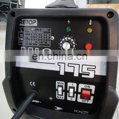 MIG 175P Single Phase High Quality Welder Welding Machine Soldadura Mig Welding Wire Feeder Motor Negotiable Retop Welder 5.1KVA photo-4