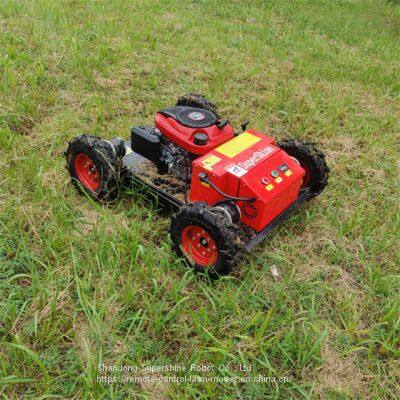 remote controlled brush cutter, China tracked robot mower price, slope mower cost for sale