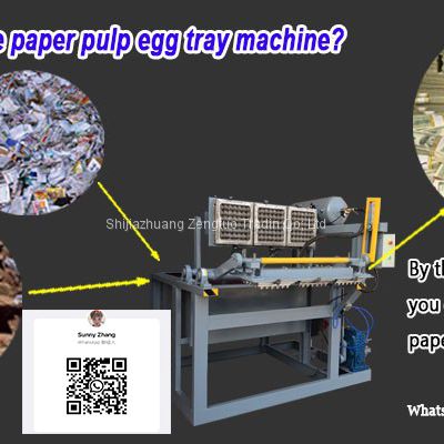 2022 new egg tray machine/ fruit tray machine/ Recycling Waste Paper Egg Tray Machine