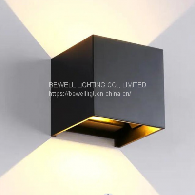 IP65 6w 16w White Black Up And Down Led New Light Wall Lamp 6000K photo-2